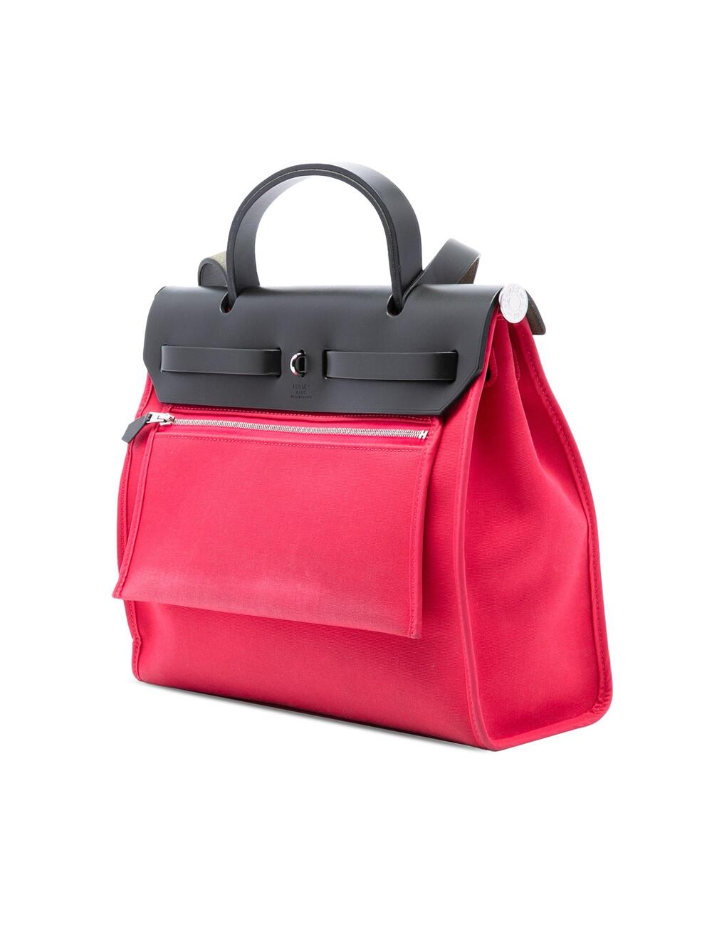 Hermes Herbag Zip Leather And Toile 31 #300680H20B - Picture 2 of 8